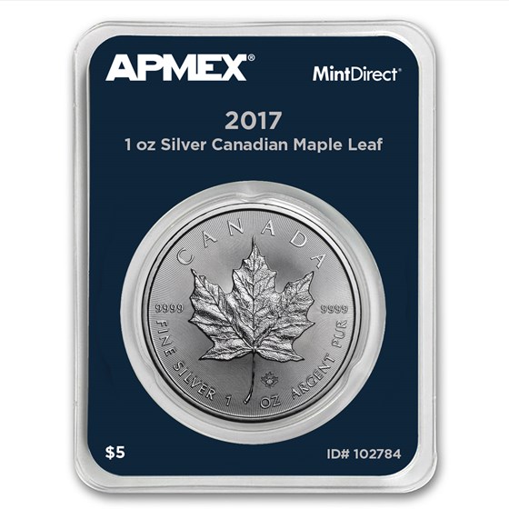 2017 Canada 1 oz Silver Maple Leaf (MintDirect® Single) 2017 Canada 1 oz Silver Maple Leaf (MintDirect® Single)